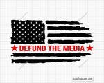 Defund the Media  Svg