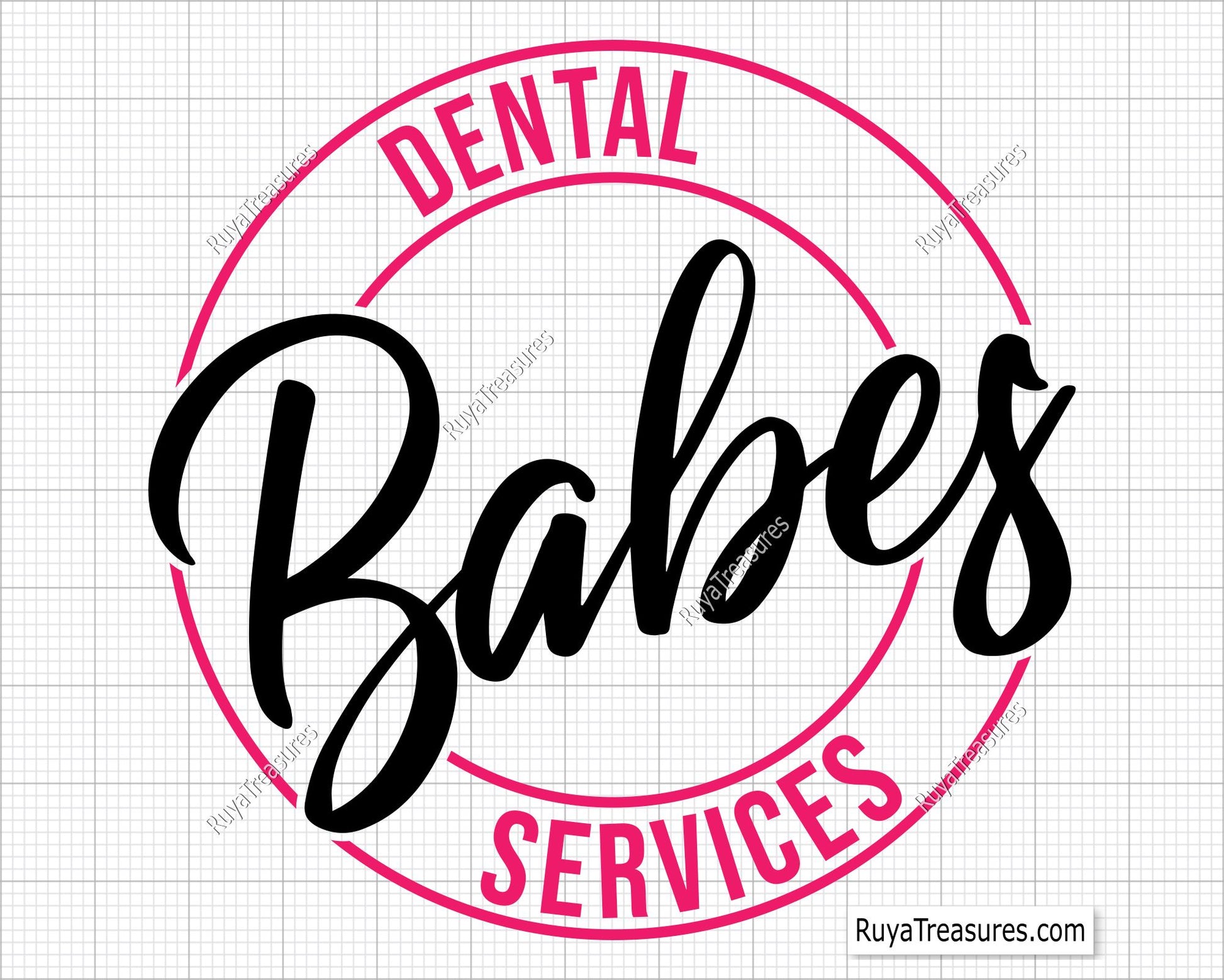 Dental Babes Services Svg