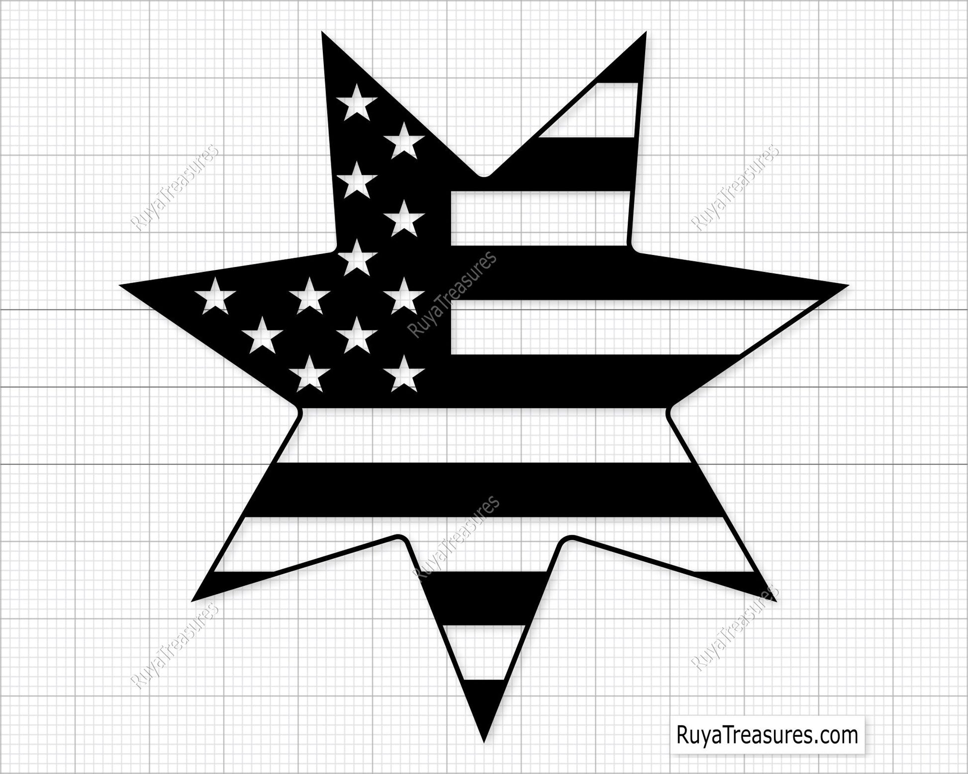 Deputy Sheriff Badge Blue Line Svg 