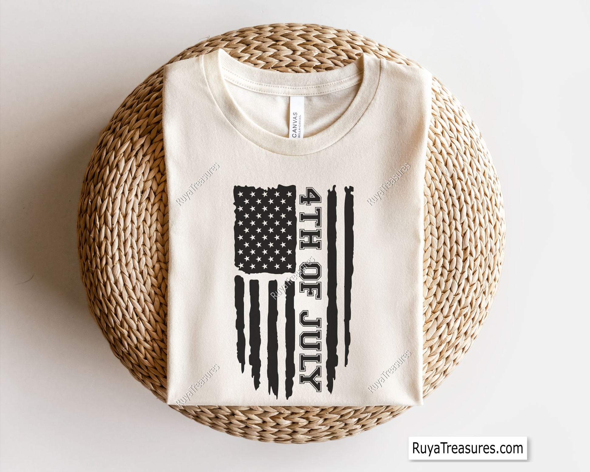 Distressed American Flag 4th Of July Svg Png