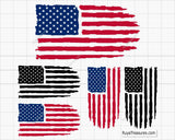 Distressed Flag Svg, 4th Of July Svg, USA Flag Svg, Grunge Flag Svg