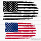 Distressed American Flag Svg