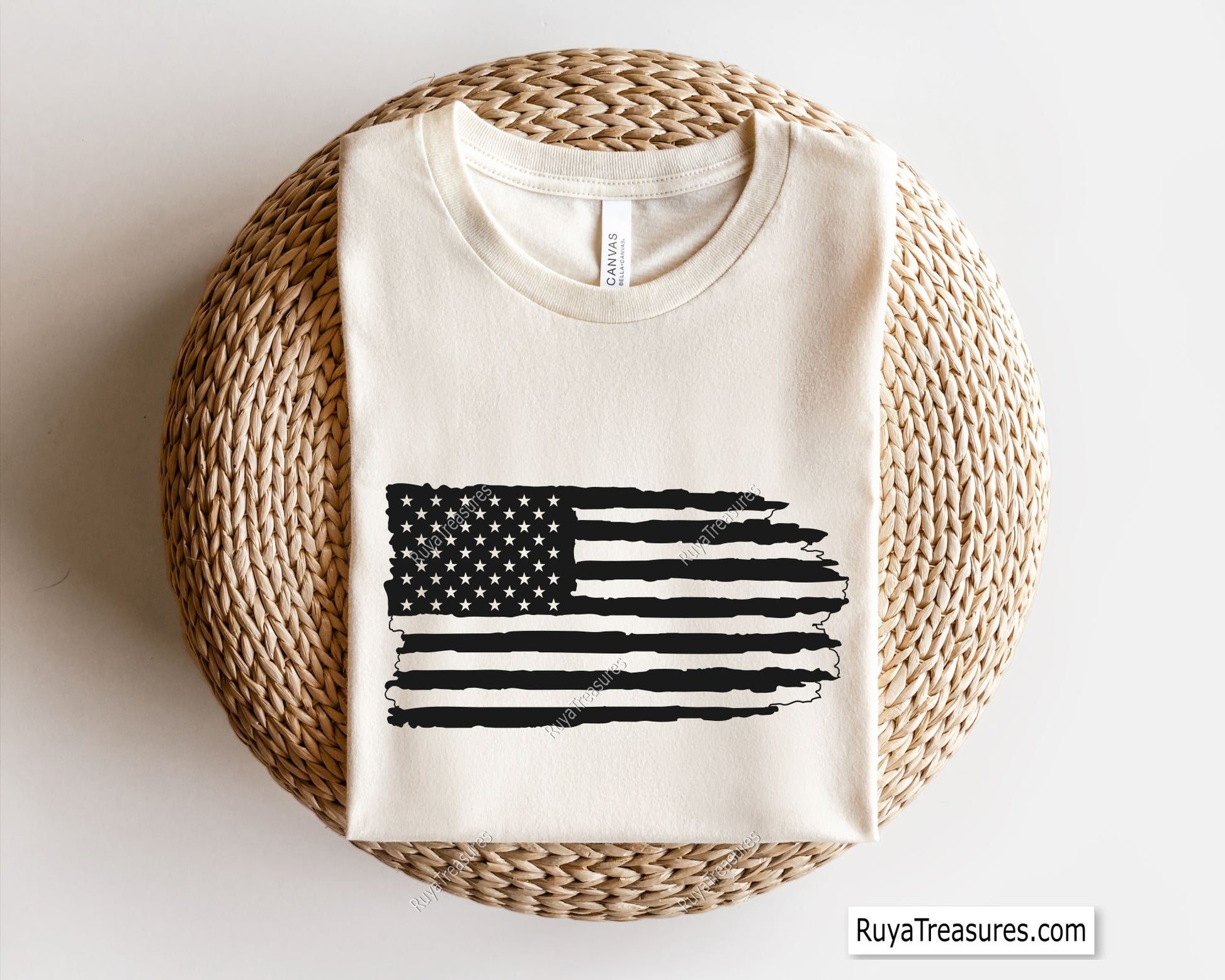 Distressed American Flag Svg