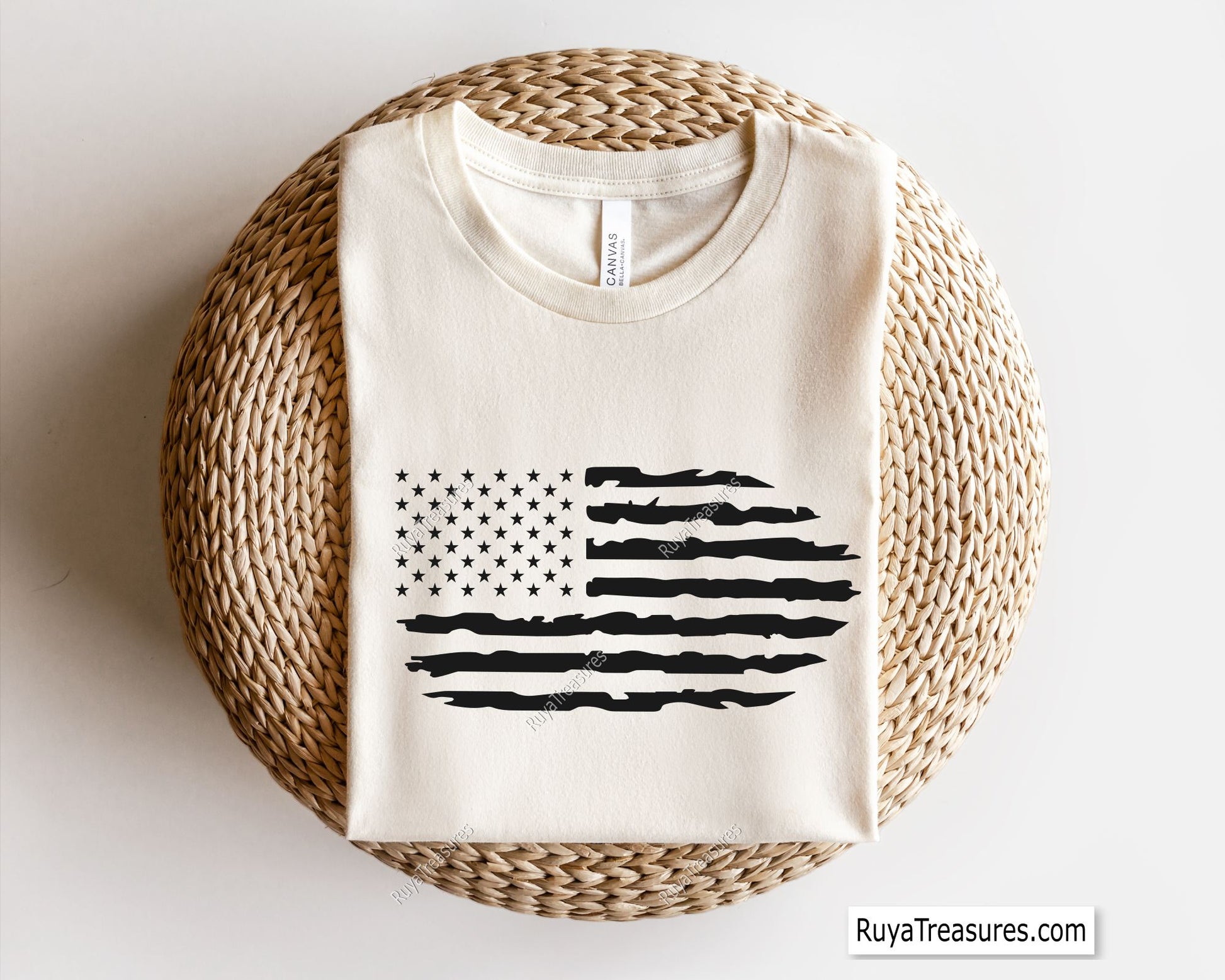Distressed American Flag Svg 01