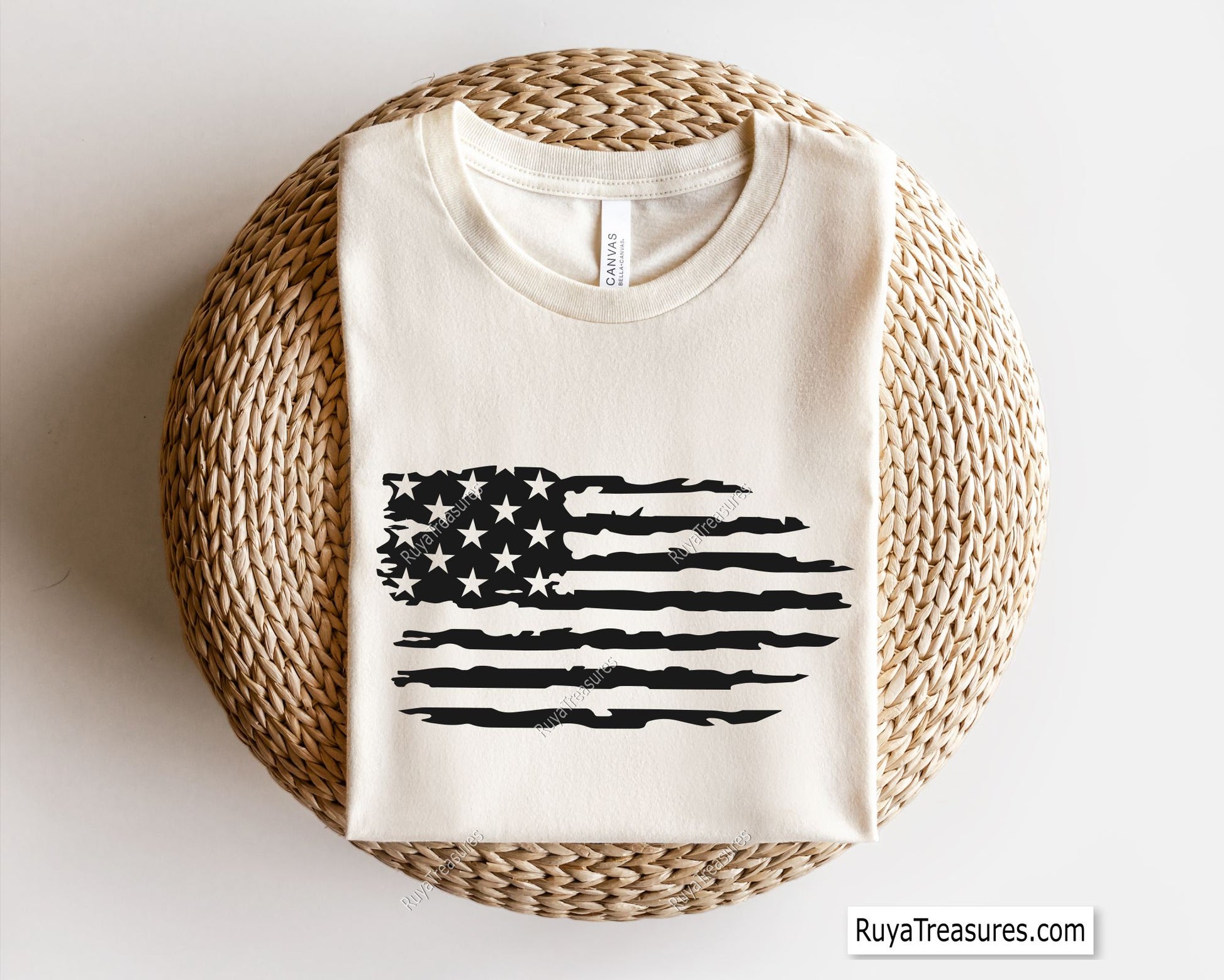 Distressed American Flag Svg