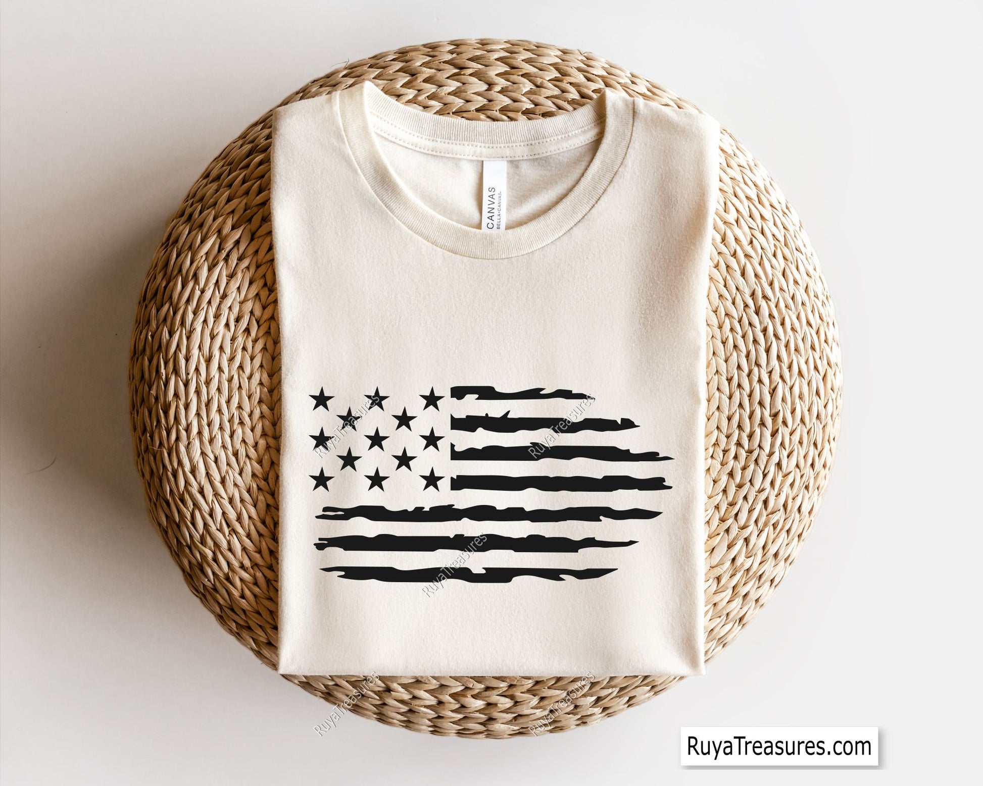 Distressed American Flag Svg