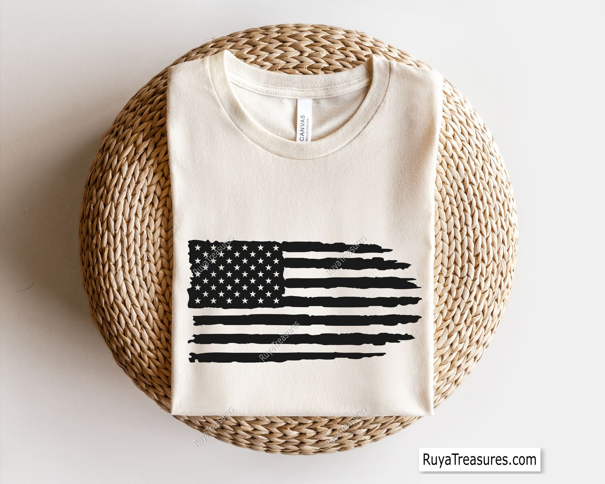 Distressed American Flag Svg