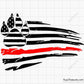 Dog Paw American Flag Svg