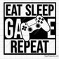 Eat Sleep Game Repeat Svg
