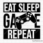 Eat Sleep Game Repeat Svg