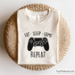 Eat Sleep Game Repeat Svg