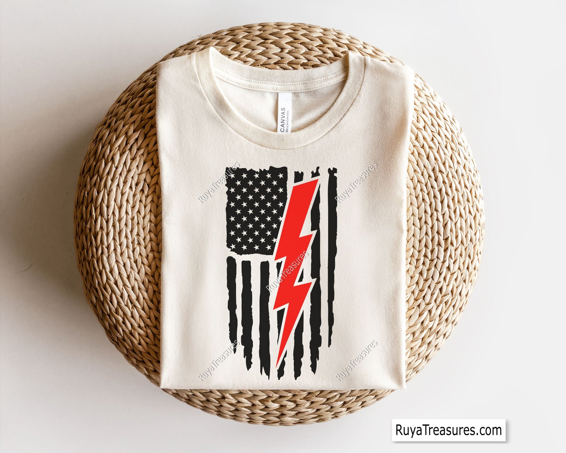Electrician Lightning Bolt Flag Svg 