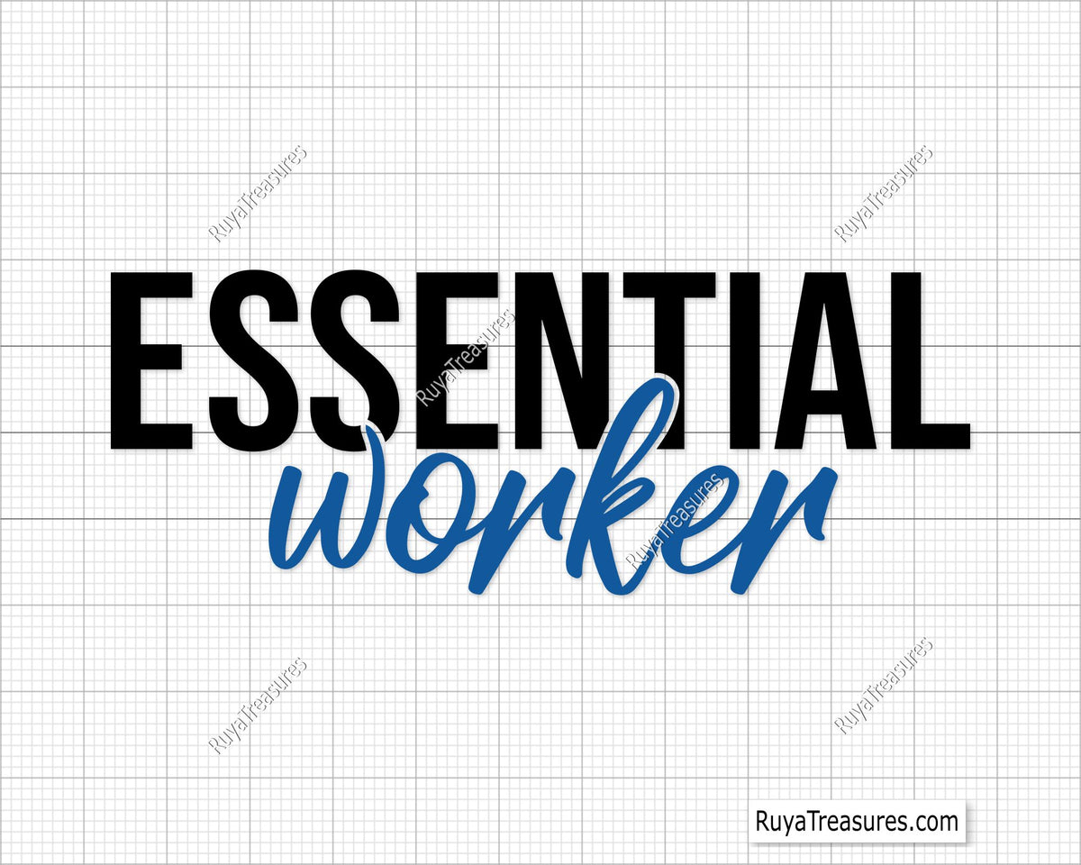 Essential Worker Svg