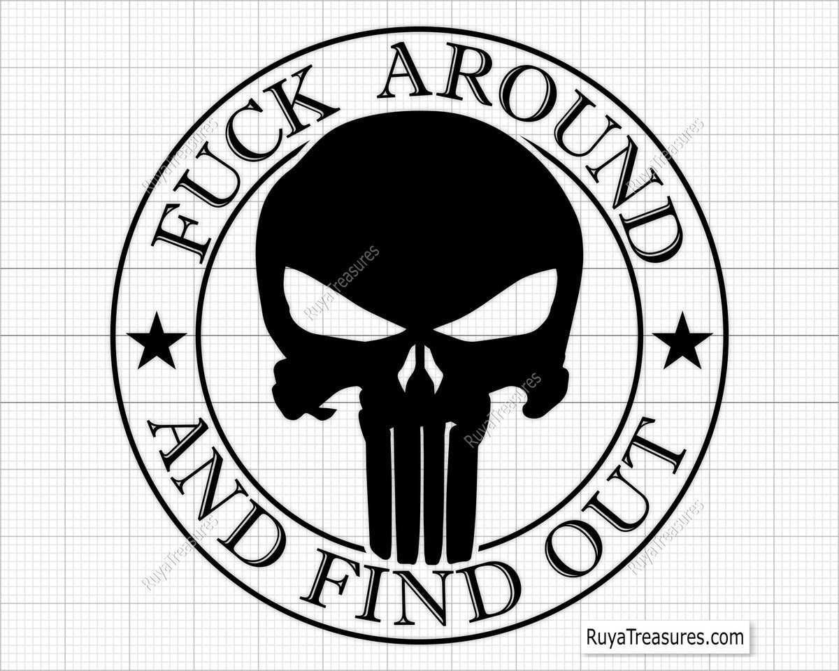 The Punisher FAAFO Svg Png