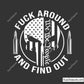 FAAFO Punisher Flag svg