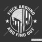 FAAFO Punisher Flag svg