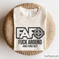 FAFO Fuck Around Find Out Crosshair Svg