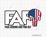 FAFO Fuck Around Find Out Svg