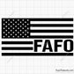 FAAFO American Flag Svg