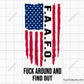 Fafo Fuck Around and Find Out svg