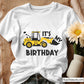 Birthday Family Svg, I'm and Digging It Construction Birthday Svg, Excavator Svg