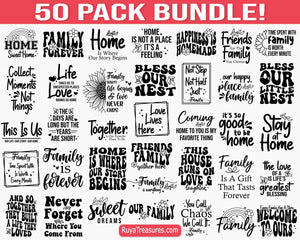 Family Quotes Svg Bundle