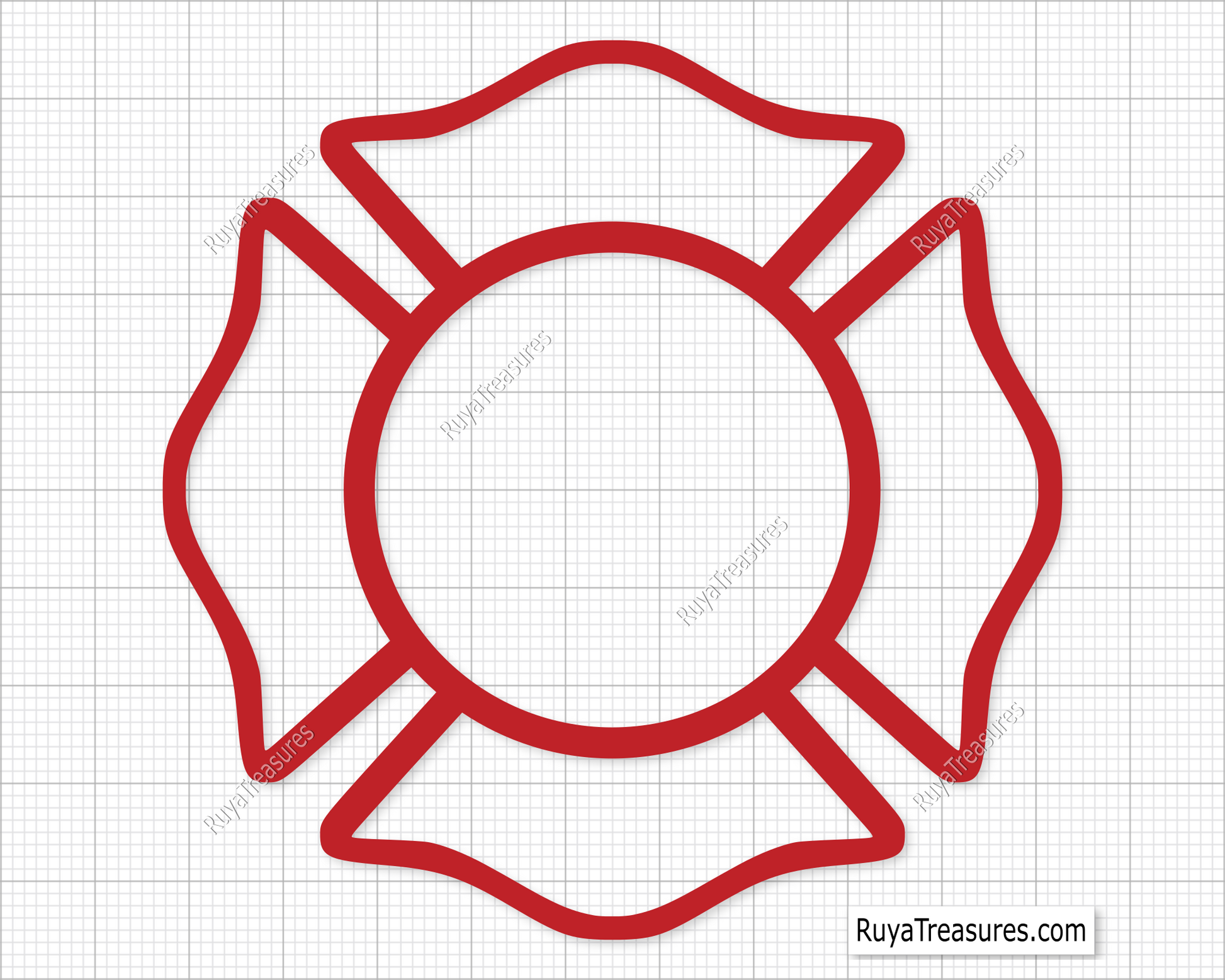 fire dept badge svg firefighter maltese cross design with tools for shirts decals engraving and custom projects