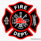 fire dept badge svg bundle with firefighter family designs wife spouse mother daughter maltese cross for shirts decals gifts