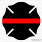 fire dept badge svg thin red line firefighter maltese cross design for shirts decals and support graphics