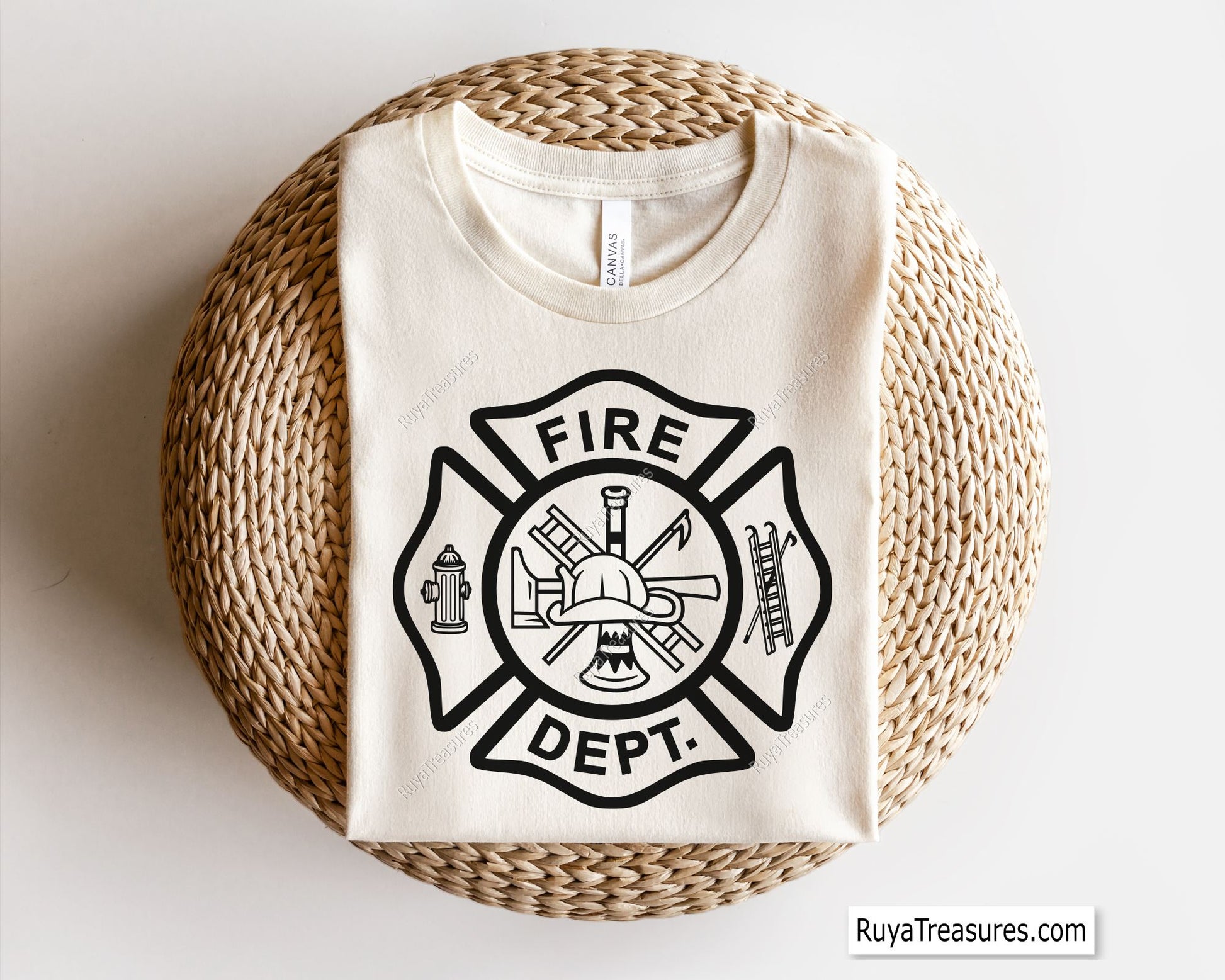 fire dept badge svg thin red line firefighter maltese cross with template layout for shirts decals and custom designs
