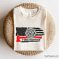 firefighter axe usa flag bundle with thin red line and fire dept emblem designs for shirts decals and gifts