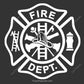 white firefighter badge template svg with maltese cross blank and detailed designs for dark shirts decals engraving and custom use