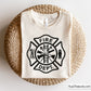 firefighter badge template svg set with maltese cross blank and filled designs for custom shirts decals engraving and personalization