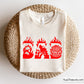 firefighter dad flame letters with fireman silhouette and fire department badge design for shirts gifts and decals