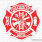 Free Firefighter Mom Maltese Cross Svg