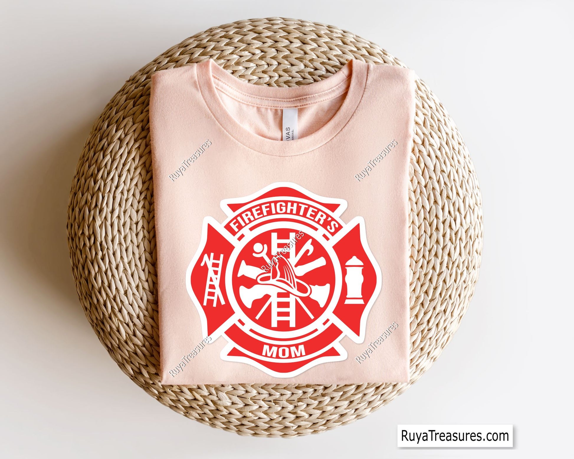 Free Firefighter Mom Maltese Cross Svg