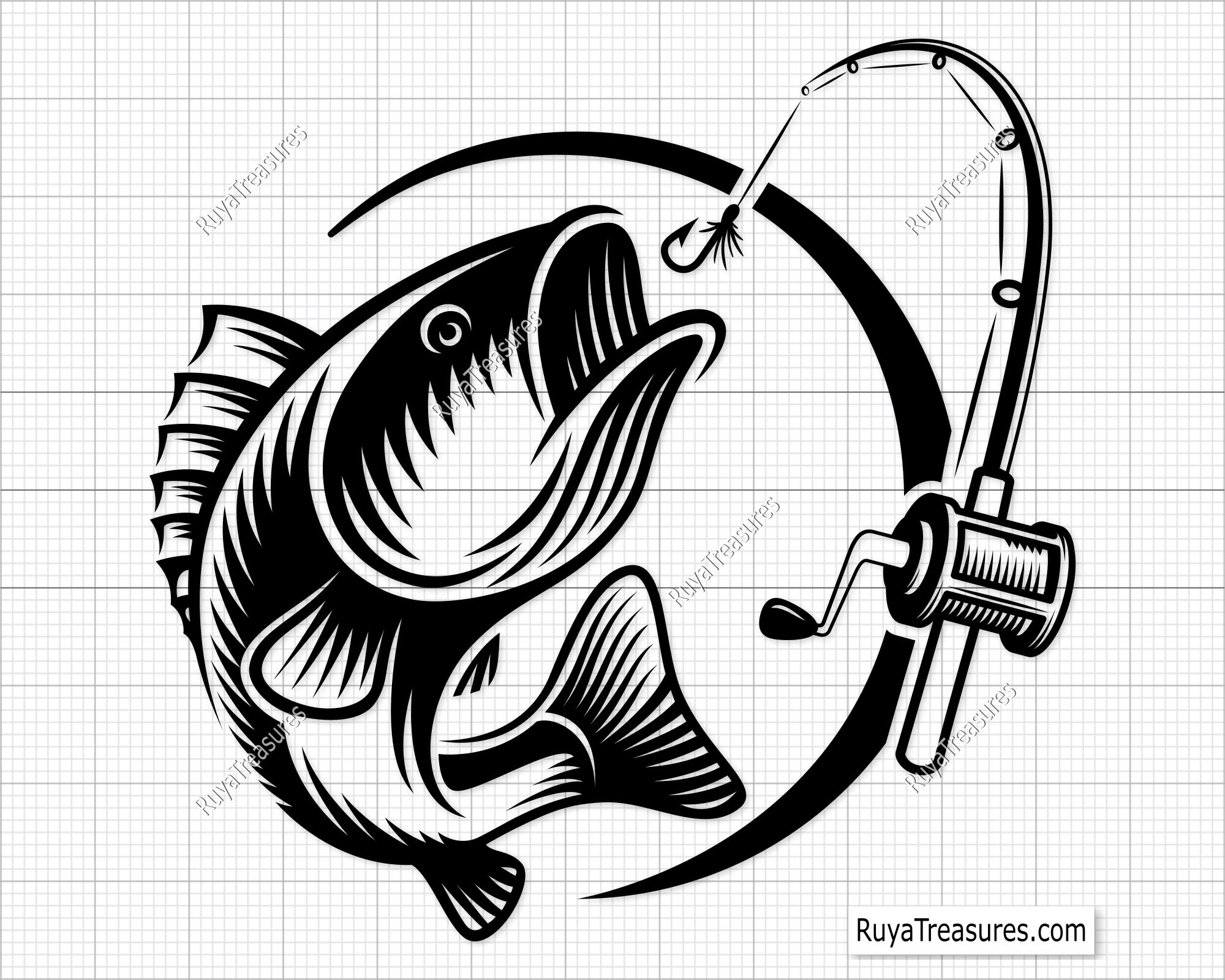 fish reel svg Funny Cranky Fishing Pun Humor Fishermen PNG Digital Cutting creativeusarts Keeping it reel SVG T-Shirt