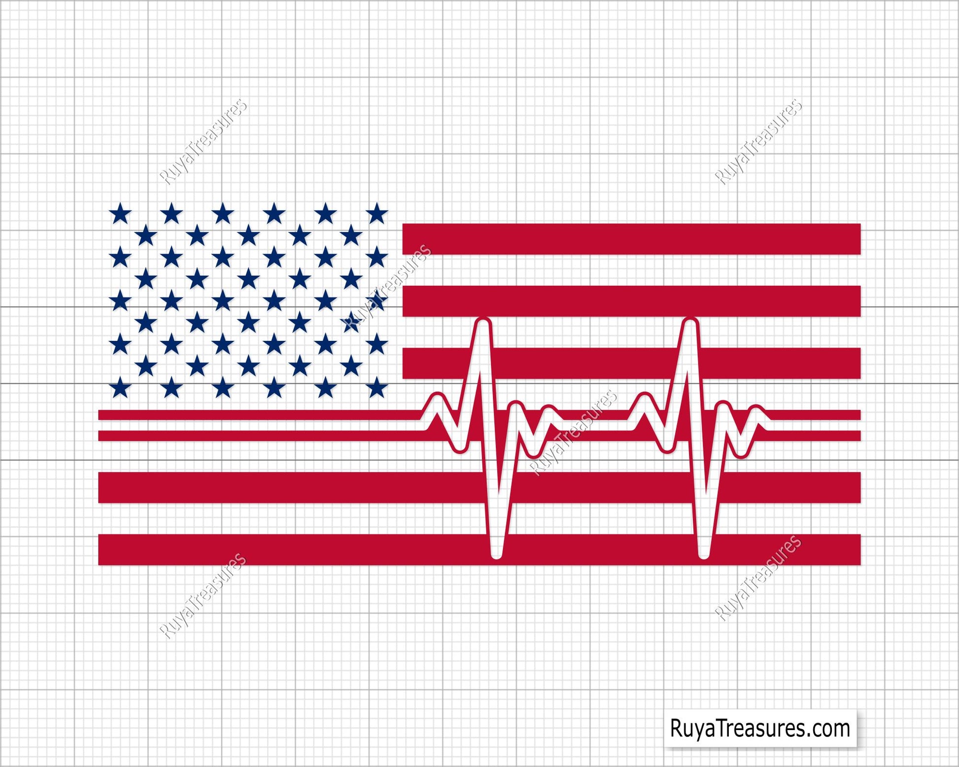 Free Flag Heartbeat Svg Png