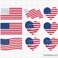 Free American Flag svg
