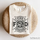 Free Fire Dept Badge Svg Png, Firefighter Maltese Cross Emblem Design