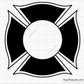Free Firefighter Wife Svg Png, Fire Dept Maltese Cross Heart Design