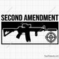Free Download Second Amendment Svg
