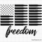 Freedom Bullets Flag Svg 