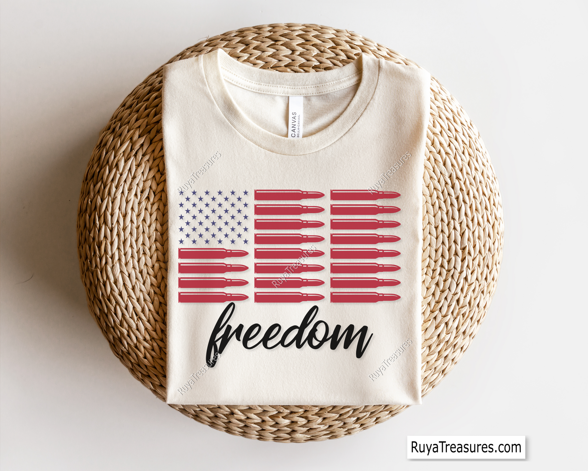 Freedom Bullets Flag Svg 