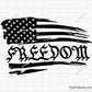 Freedom Distressed Flag SVG, Grunge American Flag SVG, Patriotic Svg