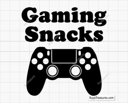 Gaming Snacks Svg
