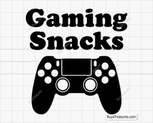 Gaming Snacks Svg