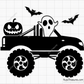 Ghost Monster Truck Svg