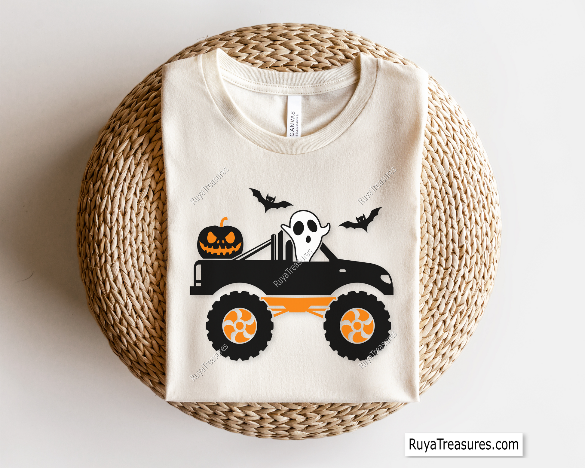 Ghost Monster Truck Svg