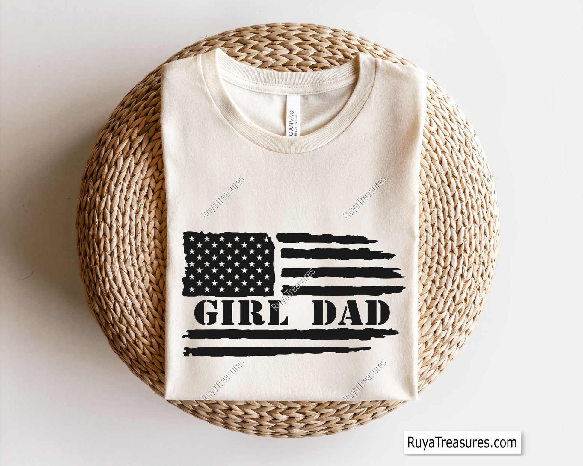 Girl Dad Flag Svg 